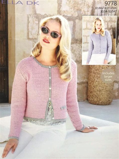 chanel jacket knitting pattern free